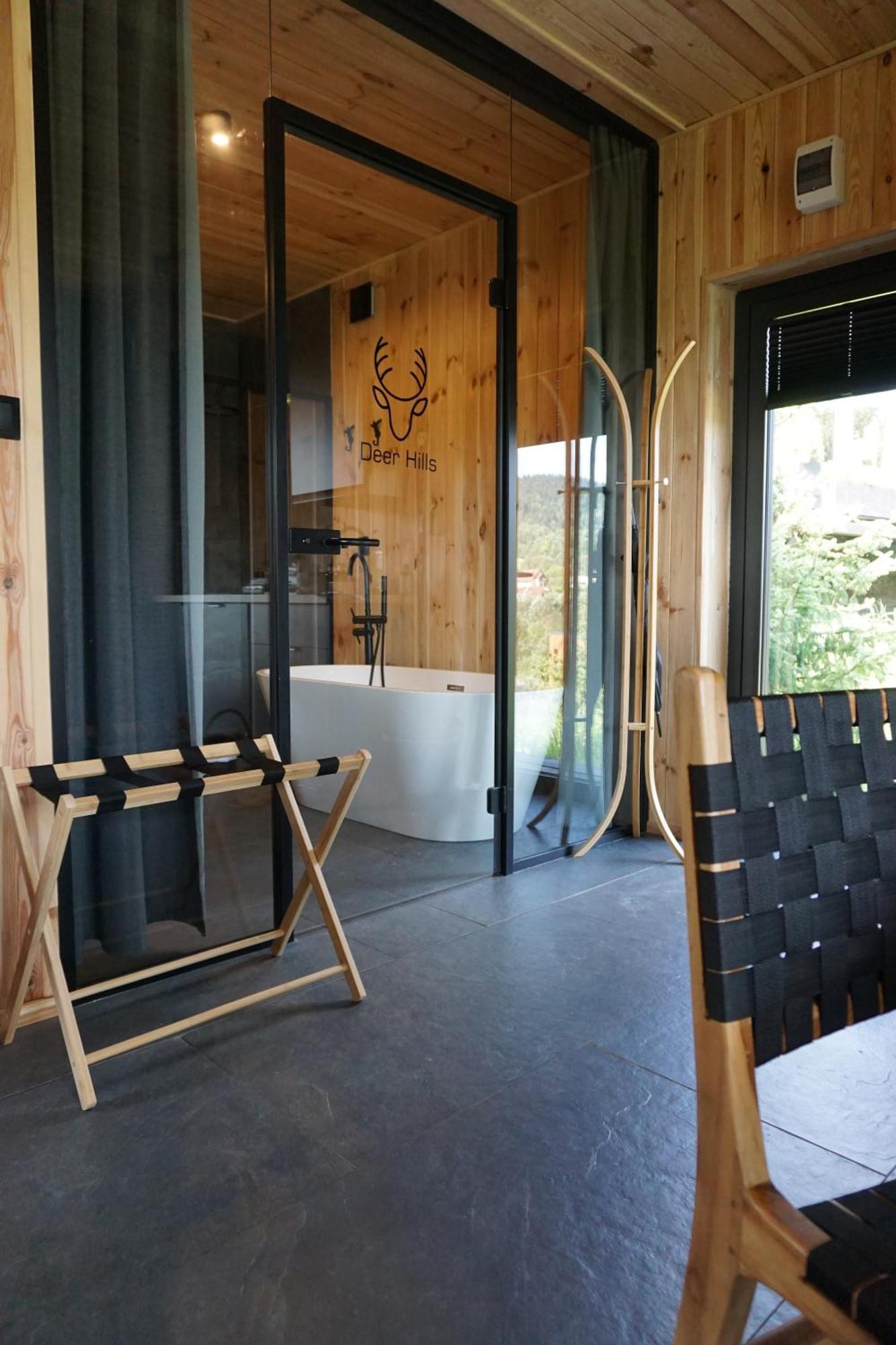 Black Deer - Z Sauna Na Tarasie, Jacuzzi I Widokiem Na Gory - By Deer Hills Luxury Apartments Kocon Esterno foto